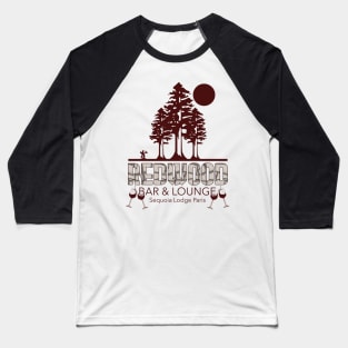 Redwood Bar and Lounge Sequoia Lodge Paris Baseball T-Shirt